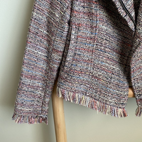 Cupcakes & cashmere cantor tweed multicolor jacket Sz xs nwt - Picture 5 of 9